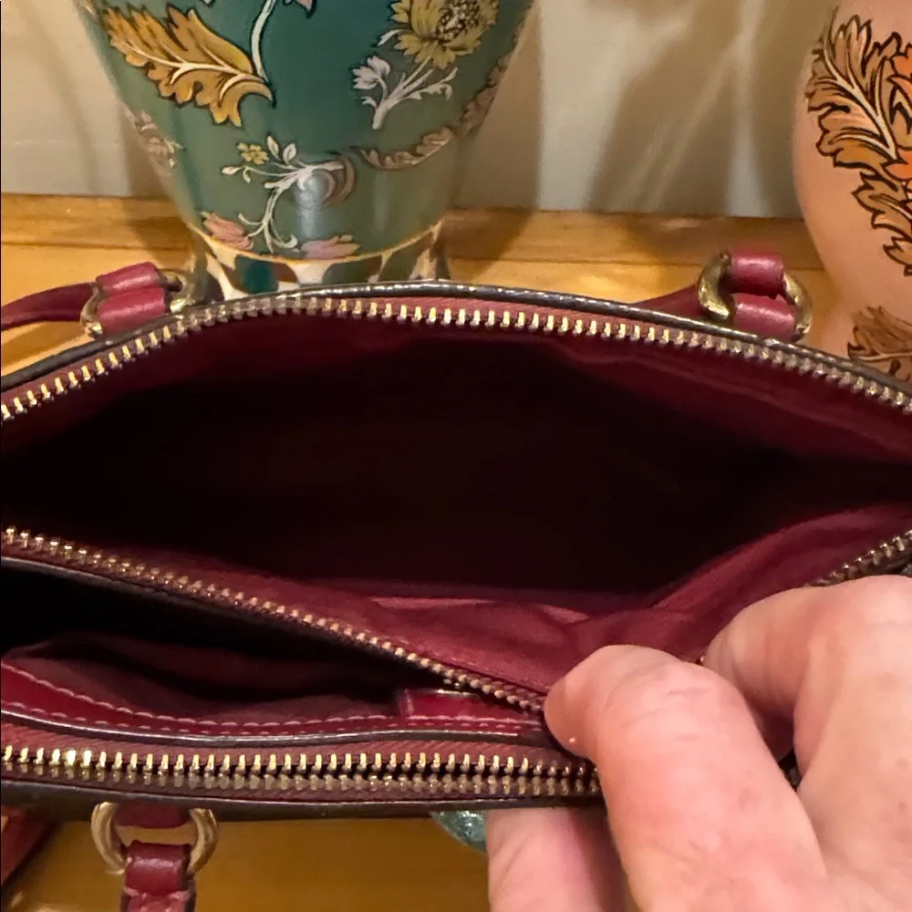 Coach Rose Pattern Crossbody